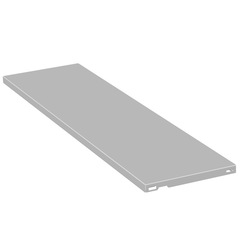 Metalowa półka 800x200 mm, szara, opakowanie 2szt.