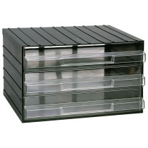 Modulová skříňka se zásuvkami, 382 x 290 x 230 mm, 3 zásuvky