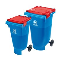 Nádoba na kuchynský odpad FATBOXX, 120 litrov, modrá