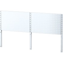 Nadstavba na stôl MECHANIC II, dierovaný plech na náradie, dĺžka 1500 mm