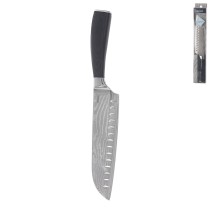 Nůž kuchyňský Santoku, damašková ocel/pakka, 18,5 cm