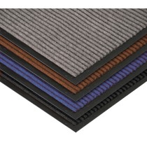 Odolná vstupná kobercová rohož s PVC 1+1 ZADARMO, 600 x 900 mm, čierna