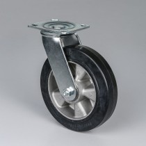 Otočné koleso, 200 mm, čierna guma