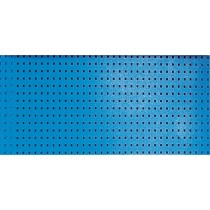 Perforovaný zadný panel na náradie k pracovným stolom GÜDE, otvory 10 x 10 mm, rozstup 38 x 38 mm, modrá