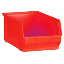 Plastikowe pojemniki BASIC, 146 x 237 x 124 mm, 24 szt., czerwone