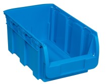 Plastikowy pojemniki COMPACT, 210 x 350 x 150 mm, niebieski