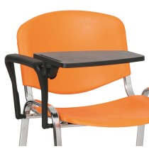 Plastikowy stolik z podłokietnikiem do krzeseł konferencyjnych SMART, ISO, VIVA, SMILE
