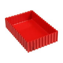 Plastová krabička na nářadí 35-100x150 mm, červená