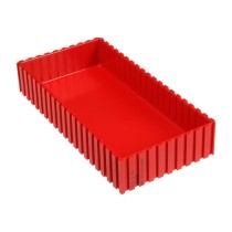 Plastová krabička na nářadí 35-100x200 mm, červená