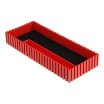 Plastová krabička na posuvné meradlo 35-100x250 mm, červená