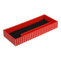 Plastová krabička na posuvné meradlo 35-250x100 mm, červená