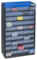 Plastová skrinka so zásobníkmi VarioPlus Pre 53/100, 50 zásuviek