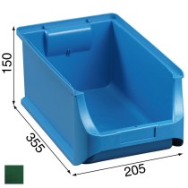Plastové boxy na drobný materiál - 205 x 355 x 150 mm, zelené