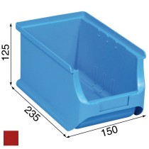 Plastové boxy PLUS 3, 150 x 235 x 125 mm, červené, 24 ks