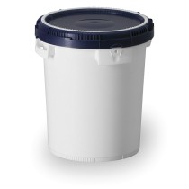 Plastové kbelíky s víkem Click-pack 20 L