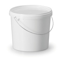 Plastový kbelík s víkem Standard 5 L, drátěné ucho
