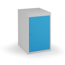 Podstavný dílenský box na nářadí s dveřmi KOVONA, bez polic, 800 x 480 x 610 mm