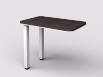 Přístavný stůl WELS - pravý, 900 x 550 x 762 mm