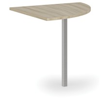 Rohová prístavba pre kancelárske pracovné stoly PRIMO, 800 mm, dub prírodný