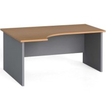 Rohový kancelářský pracovní stůl PRIMO FLEXI, 160 x 120 cm, levý
