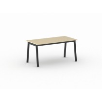 Schreibtisch, Mehrzwecktisch PRIMO BASIC, 1600 x 800 mm, schwarzes Fußgestell