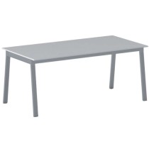 Schreibtisch, Mehrzwecktisch PRIMO BASIC, 1800 x 900 mm, graues Fußgestell, grau