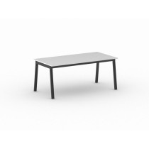 Schreibtisch, Mehrzwecktisch PRIMO BASIC, 1800 x 900 mm, schwarzes Fußgestell, weiß