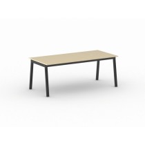 Schreibtisch, Mehrzwecktisch PRIMO BASIC, 200x90 cm, schwarzes Fußgestell