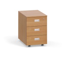 Schreibtischcontainer, Rollcontainer PRIMO Classic, 3 Schubladen