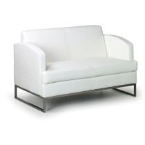 Zweisitzer-Sofa MARYL, 2 Sitzflächen, weiß