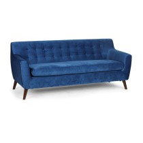 Sofa NORDIC, 3-osobowa, niebieska