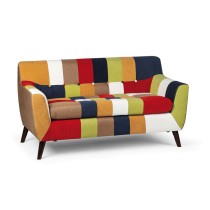 Sofa patchworkowa FIESTA, 2 siedziska