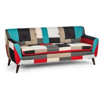 Sofa patchworkowa GRAND, trzyosobowa