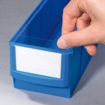 Štítky pre popis plastových boxov ShelfBox, šírka 70 mm, 20 ks