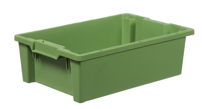 Stohovateľná a zasúvacia prepravka TELLUS 600 x 400 x 180 mm