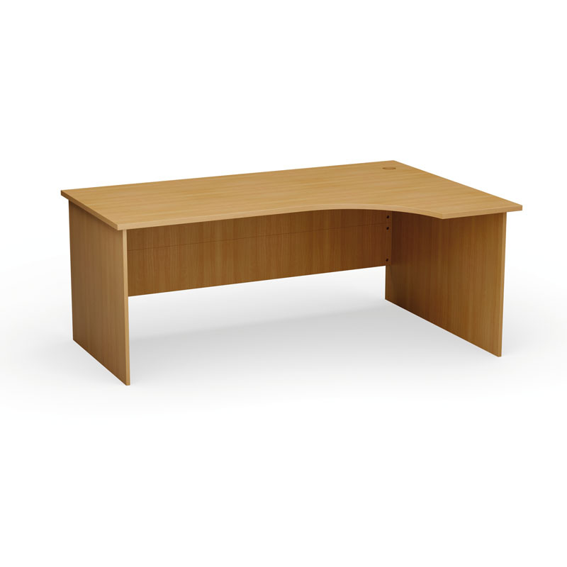 Stół biurowy ergonomiczny PRIMO Classic, 180x120 cm, prawy