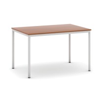 Stół do jadalni i stołówki, 1200 x 800 mm, jasnoszara konstrukcja, czereśnia