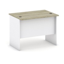 Stôl písací rovný, dĺžka 1000 mm, biela/dub sonoma