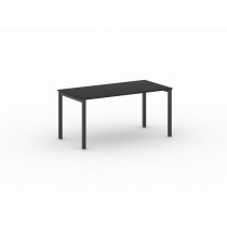 Stôl Square s čiernou podnožou 1600 x 800 x 750 mm, grafit