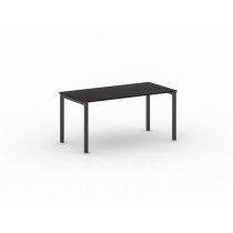 Stôl Square s čiernou podnožou 1600 x 800 x 750 mm, wenge