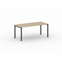 Stôl PRIMO SQUARE s čiernou podnožou 1800 x 800 x 750 mm