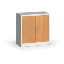 Svařované skříně s lamino dveřmi, 800 x 800 x 400 mm, RAL 7035