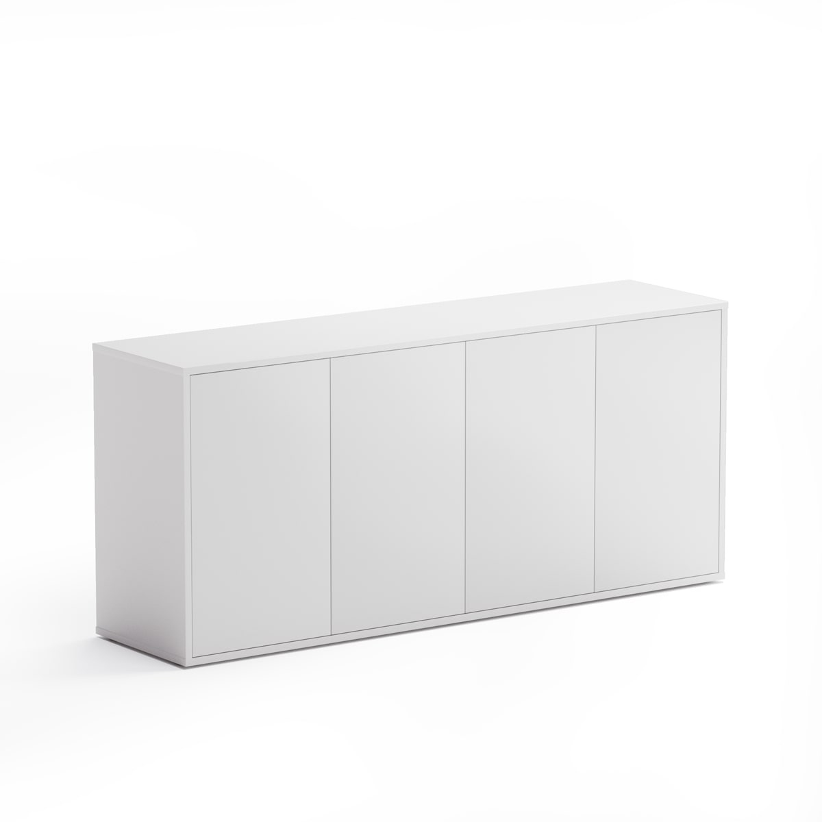 Szafka biurowa niska BLOCK White