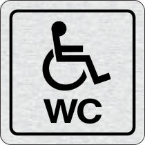 Tabuľka na dvere - WC invalidi