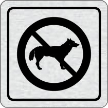 Tabuľka na dvere - Zákaz vstupu so psom