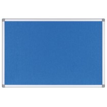 Tekstylna tablica ogłoszeń, niebieska, 1800 x 1200 mm