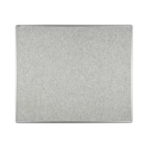 Textilná nástenka ekoTAB v hliníkovom ráme, 1200 x 900 mm, šedá