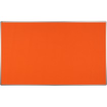 Textiltafel ekoTAB mit Alurahmen, 2000 x 1200 mm, orange