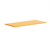 Tischarbeitsplatte BLOCK, 1800 x 800 x 25 mm, orange
