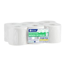 Toaletní papír MERIDA OPTIMUM FLEXI, dvouvrstvý, bílý, role 120 m, 6 ks